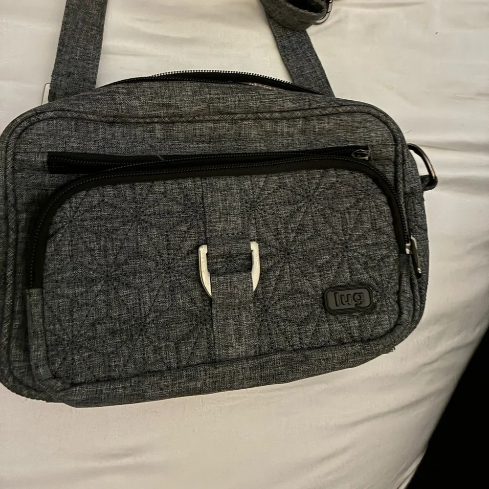 Lug Charcoal Messenger Bag‎